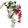 Artificial bougainvillea, artificial plum blossom, artificial flower, wall hanging, hanging, home decoration, flower arrangement, flower materials, silk flowers Item Picture